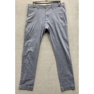 J. CREW Casual Chino Pants Mens Flex Slim Fit Gray Career Workday Size 30X32